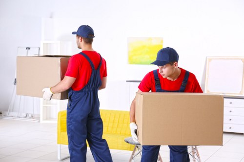 Docklands home move with apartment access and moving team