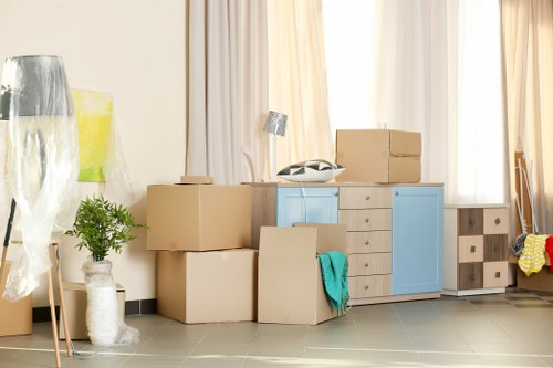 Man and van service helping with a Docklands home move
