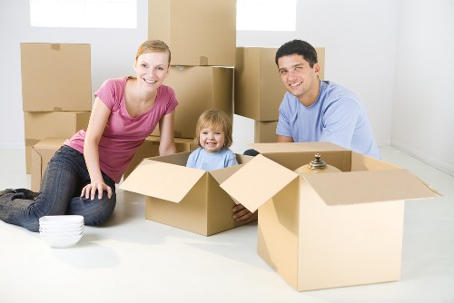 Removalists handling a Docklands apartment move with lift access