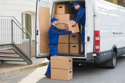 Loading and access conditions for Docklands man and van work