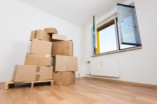 Commercial furniture removal from a Docklands office space