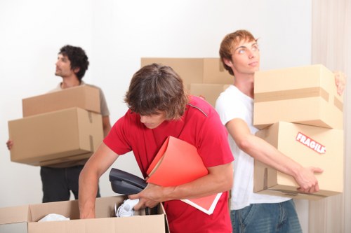 Example Docklands moving job from a riverside flat