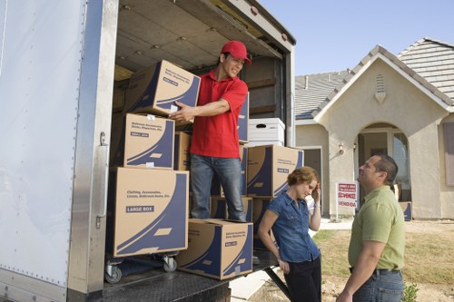 Docklands moving service near waterfront residential buildings