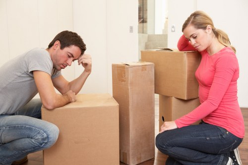 Commercial removal van service for Docklands office relocation