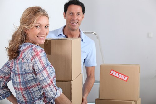 Apartment furniture pick-up with lift access in Docklands